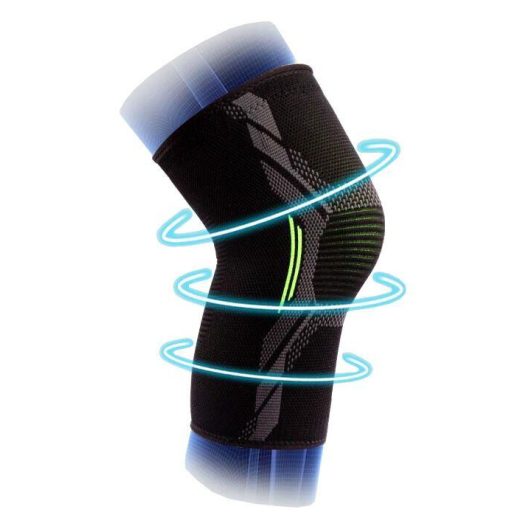 KN02 knee support black-green clothing size XXL