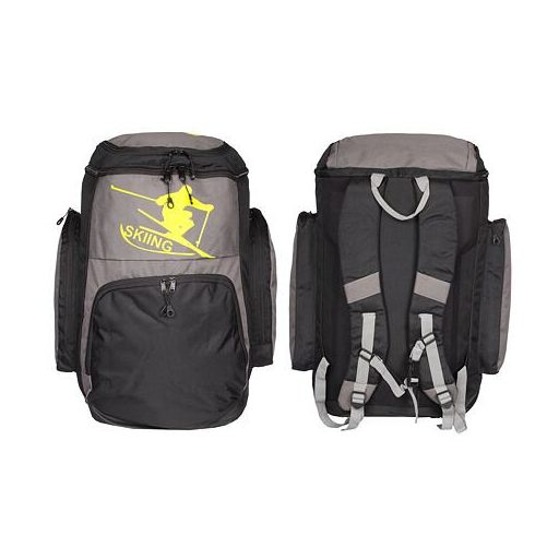 Sícipő táska sícipő és sisak táska fekete-szürke csomagolás 1 db