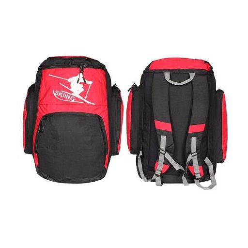 Sícipő táska sícipő és sisak táska fekete-piros csomagolás 1 db