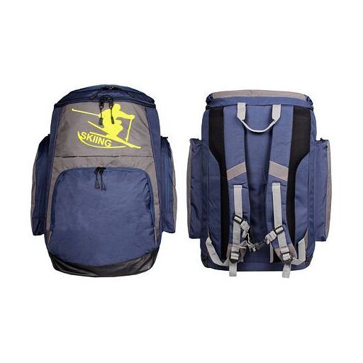 Sícipő táska sícipő és sisak táska sötétkék-szürke csomagolás 1 db