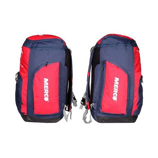 Sícipő táska sícipő és sisak táska sötétkék-piros csomagolás 1 db