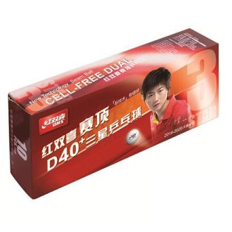   Dual D40+ asztalitenisz labdák 3 csillagos fehér csomagolás 10 db