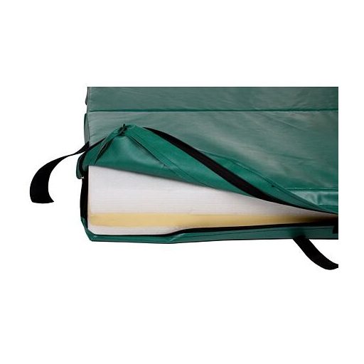 FoldMat 6 összecsukható tornaszőnyeg zöld csomagolás 1 db
