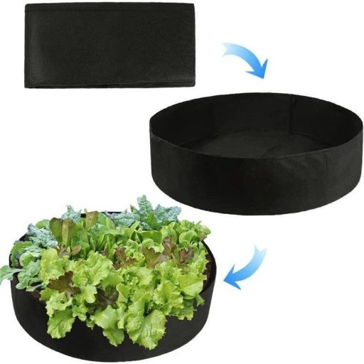 Round 90 planting bag black packaging 1 pc
