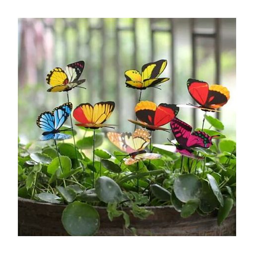 Pillangós kerti dekoráció 50 db-os csomagolás 1 szett