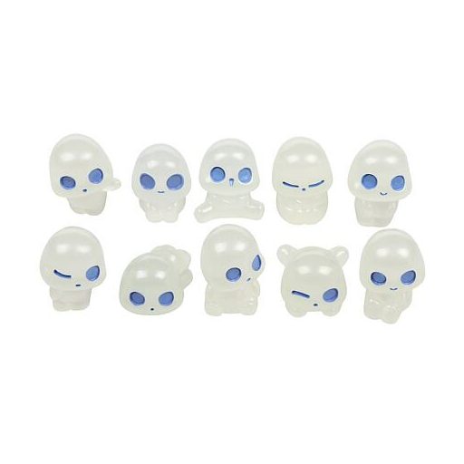 Alien világító díszek 10 db kék csomagolás 1 szett