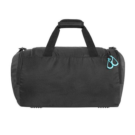 Duffle Bag M sporttáska fekete-türkiz csomagolás 1 db