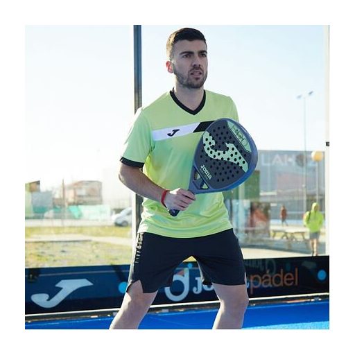 Férfi rövid ujjú Court póló, lime színű, XXXL-es méret