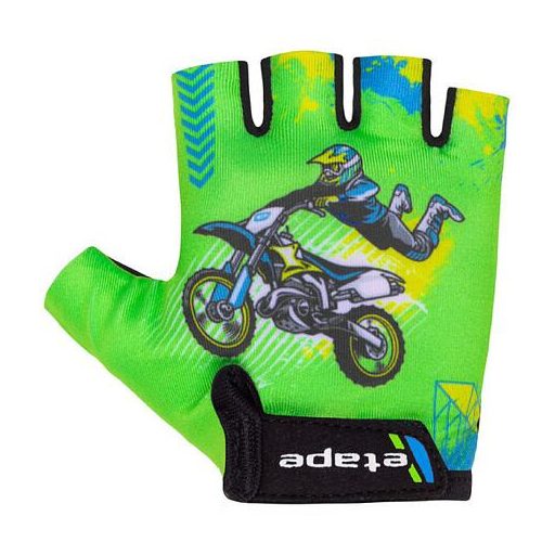 Apró gyerek kerékpáros kesztyűk motoros ruházathoz, 5-6-os méret