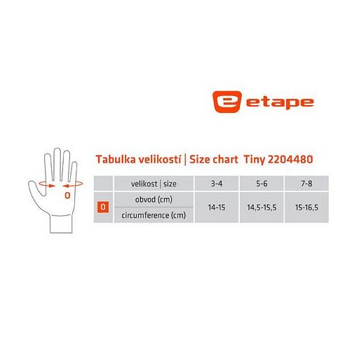 Apró gyerek kerékpáros kesztyű kutyaruha 5-6-os méret