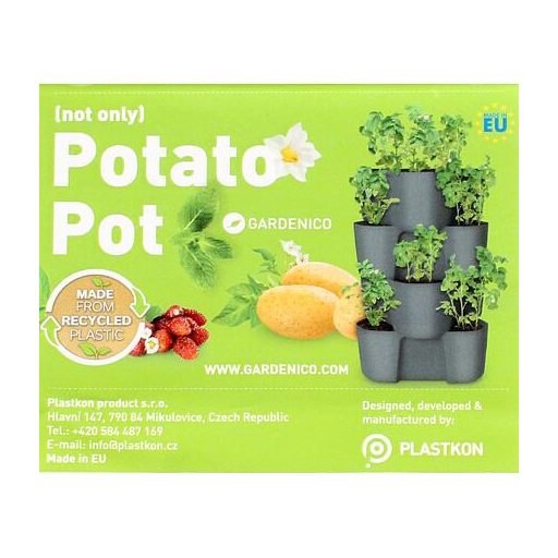 Burgonyatermesztő tartály burgonyához, antracit színű csomagolásban, 1 db