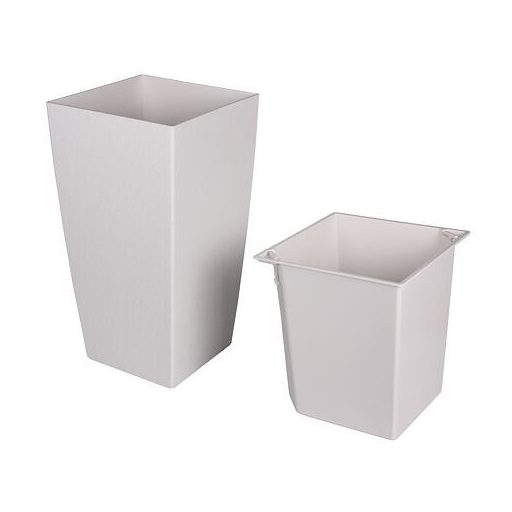 Delto Stone önöntöző virágcserép 25 x 46 cm fehér csomagolás 1 db