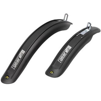   Gear 1.1 kerékpár sárvédő szett fekete csomagolás 1 pár