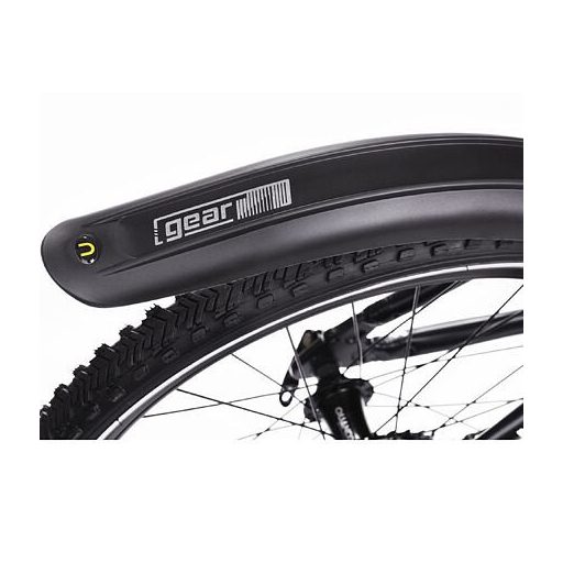 Gear 1.1 kerékpár sárvédő szett fekete csomagolás 1 pár