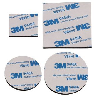   3M Fix Plates öntapadós matricák 4 db fekete csomagolás 1 szett