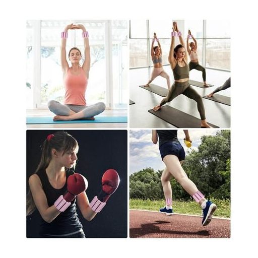 Szilikon Fitness 900 súlyzószalagok, 1 pár csomagolásban