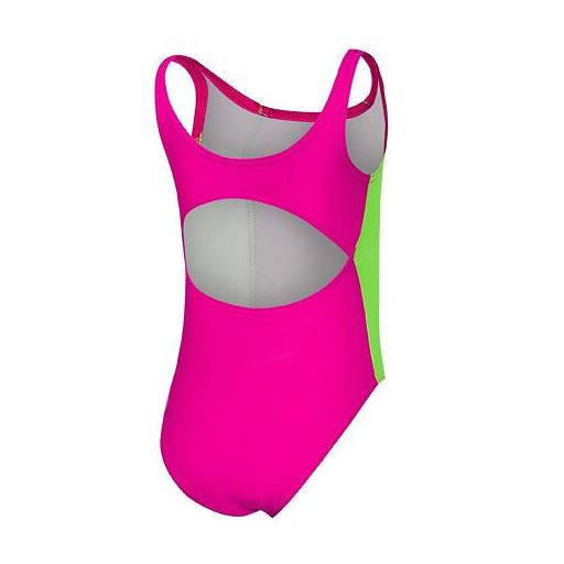 Luna lányka fürdőruha rózsaszín-zöld ruha 104-es méret