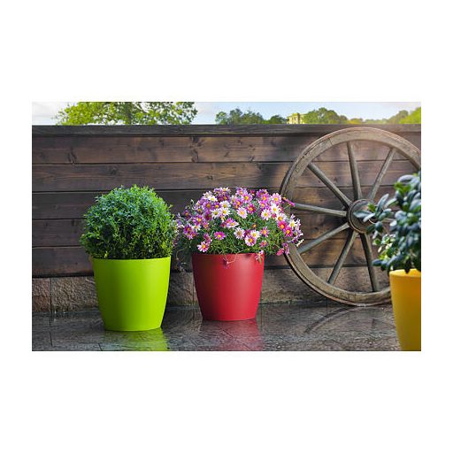 Ella Mat díszes virágcserép magenta átmérője 18 cm