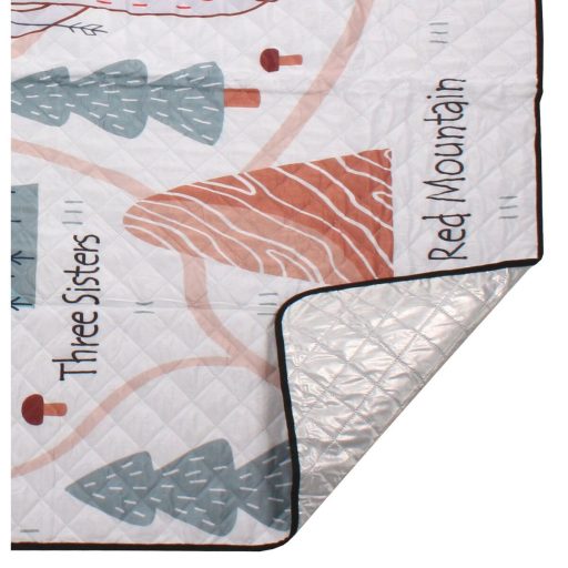 Forests XXL picnic blanket 200 x 200 cm packaging 1 pc