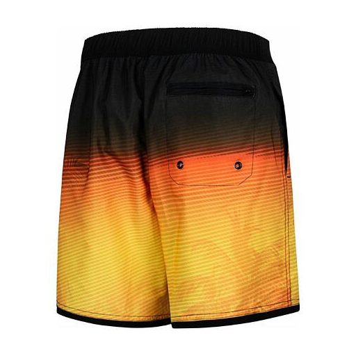 Nolan men's swimming shorts black-orange clothing size L