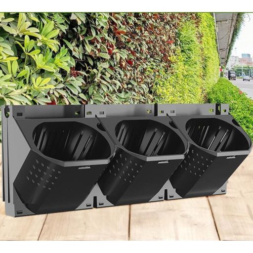 Decor wall plastic flower pot packaging 1 pc