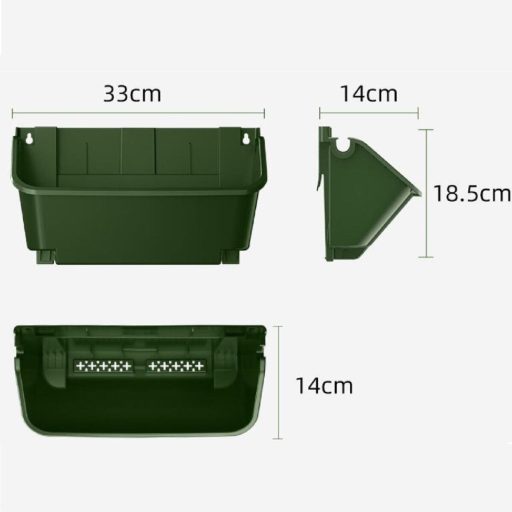 Wallnet wall plastic flower pot packaging 1 pc