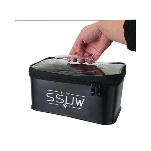 Horgásztároló doboz 24 db vízálló zacskós csomagolásban 1 db