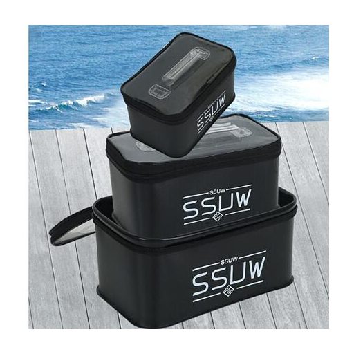 Horgásztároló doboz 24 db vízálló zacskós csomagolásban 1 db