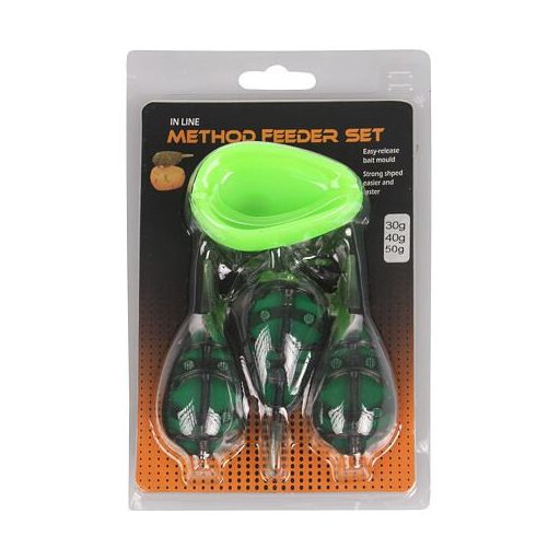 Csaliadagoló szett method feeder csomagolás 1 szett