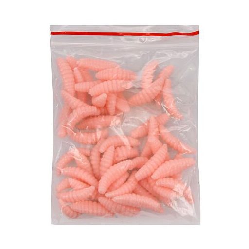 Csali Puha Kenyérkukacok 50 db Rózsaszín Kiszerelés 1 Szett