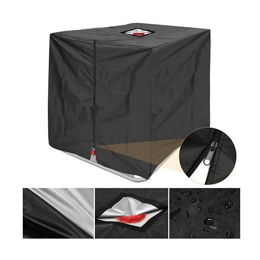 Tartályfedél cipzárral IBC tartályhoz 1000 l-es csomagoláshoz 1 db