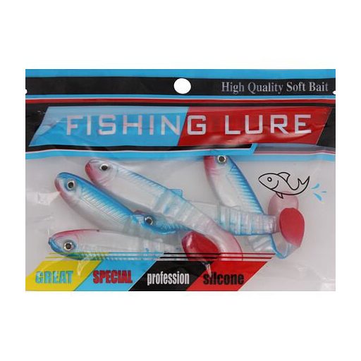 Rubber Bait 02 horgász gumicsalik 5 db-os csomagolás 1 szett