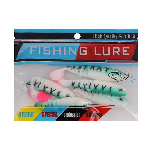 Rubber Bait 04 horgász gumicsalik 5 db-os csomagolás 1 szett