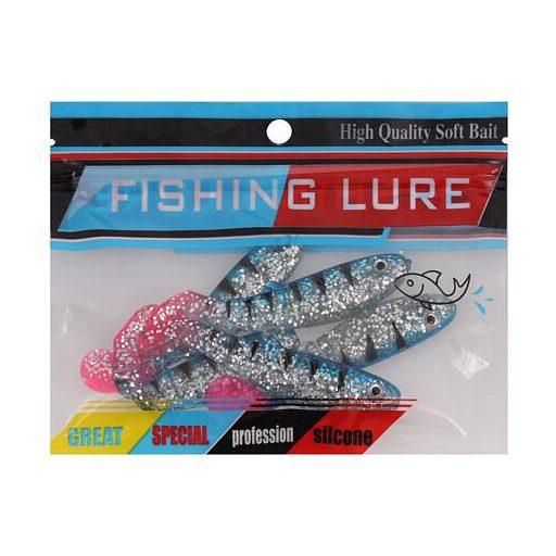 Rubber Bait 07 horgász gumicsalik 5 db-os csomagolás 1 szett