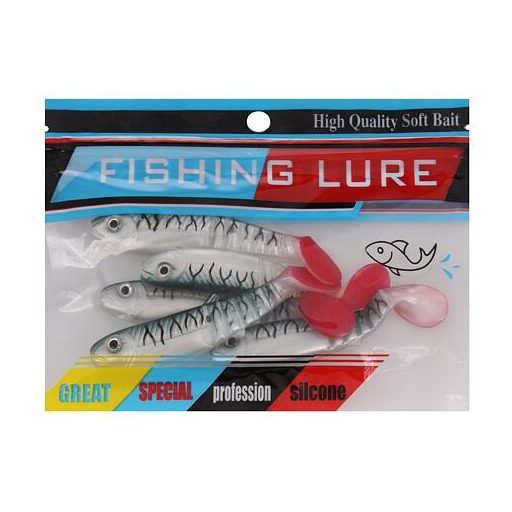 Rubber Bait 08 horgász gumicsalik 5 db-os csomagolás 1 szett