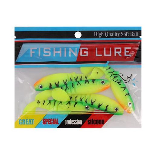 Gumicsalik 14 horgász gumicsalik 5 db-os csomagolás 1 szett