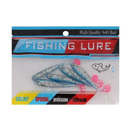 Szilikon Csali 01 horgász gumicsalik 5 db-os csomagolás 1 szett