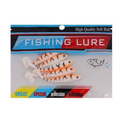 Szilikon csali 03 horgász gumicsalik 5 db-os csomagolás 1 szett