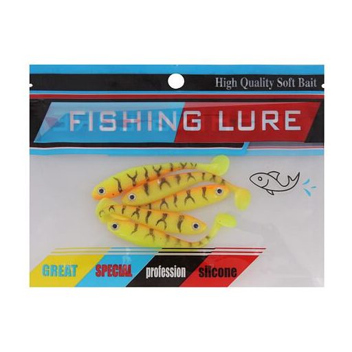 Szilikon csali 04 horgász gumicsalik 5 db-os csomagolás 1 szett