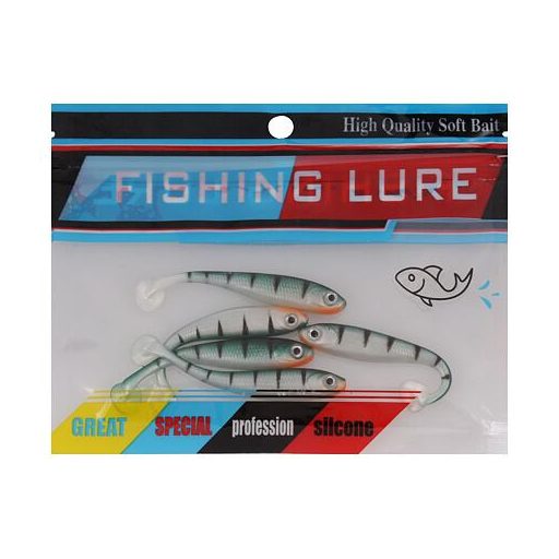 Szilikon csali 05 horgász gumicsalik 5 db-os csomagolás 1 szett