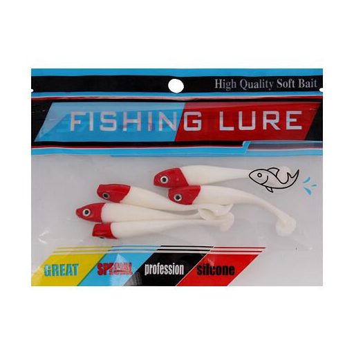 Szilikon Csali 08 horgász gumicsalik 5 db-os csomagolás 1 szett