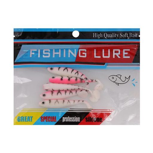 Szilikon csali 09 horgász gumicsalik 5 db-os csomagolás 1 szett