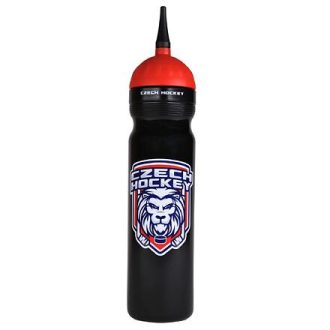   Czech Lion sportkulacs szívószállal, fekete, űrtartalom: 1000 ml