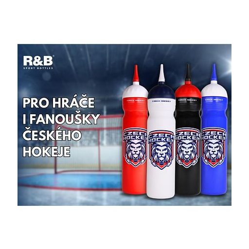 Czech Lion sportkulacs szívószállal, fekete, űrtartalom: 1000 ml
