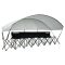 Pro Bench Shelter 6 Seat folding bench with canopy packaging 1 pc