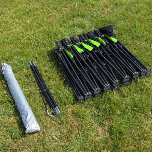 Pro Bench Shelter 6 Seat folding bench with canopy packaging 1 pc