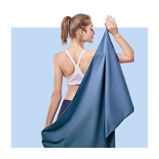 Mikroszálas gyorsan száradó törölköző 50 x 120 cm rózsaszín csomagolás 1 db