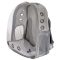 Állatzsák Átlátszó kisállat hátizsák szürke csomagolásban 1 db