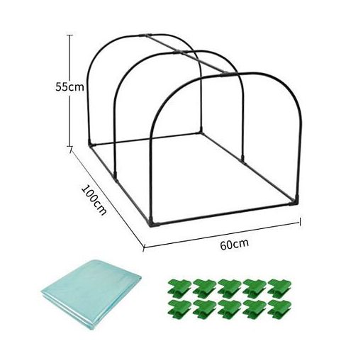 Növényfészer 6A termesztőalagút 100 x 60 x 55 cm csomagolás 1 szett
