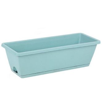   Flora virágtartó tálcával, világoskék csomagolás, 1 db